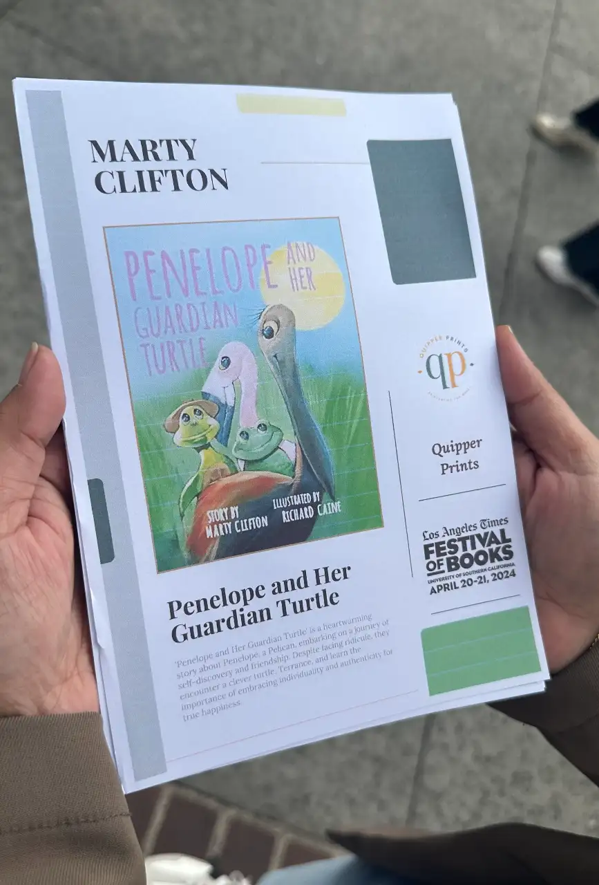 Main Image Supporting the Content of LA Book Festival - Quipper Prints Booth