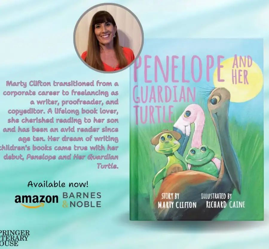 Main Image Supporting the Content of Penelope and Her Guardian Turtle with Author by John Peters